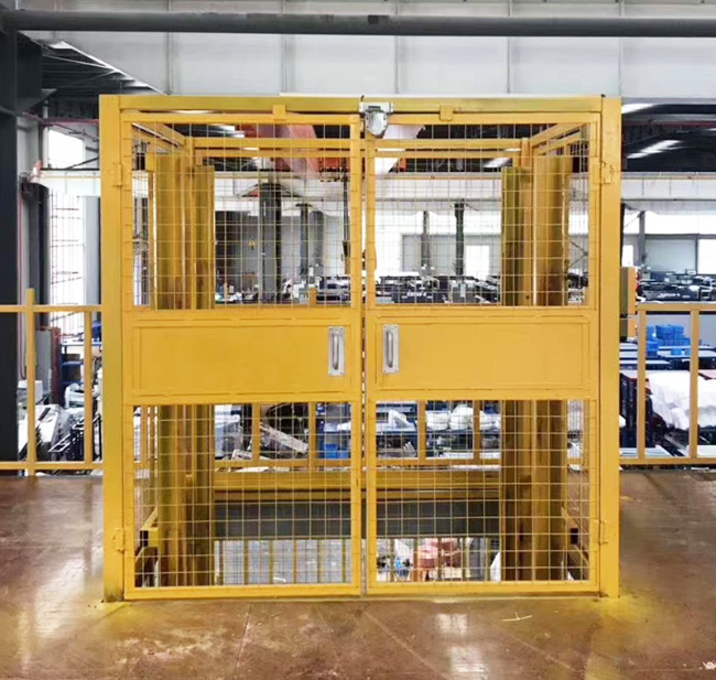 邵武智能导轨式升降机亮相